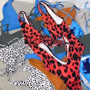 Lot of SIX swim suits